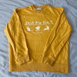 Cute yoga cat sweatshirts